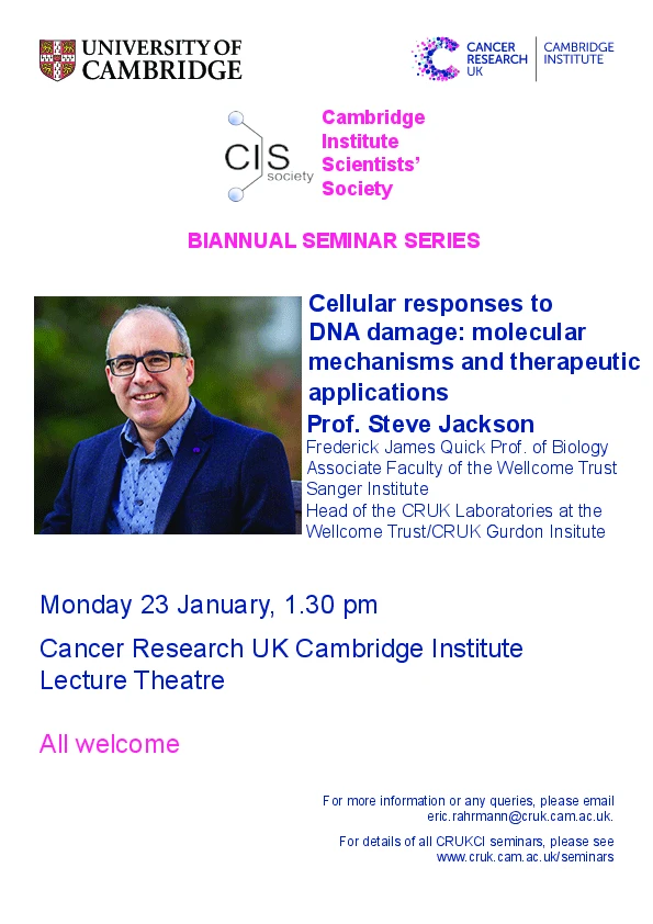 Cellular responses to DNA damage:  molecular mechanisms and therapeutic applications logo