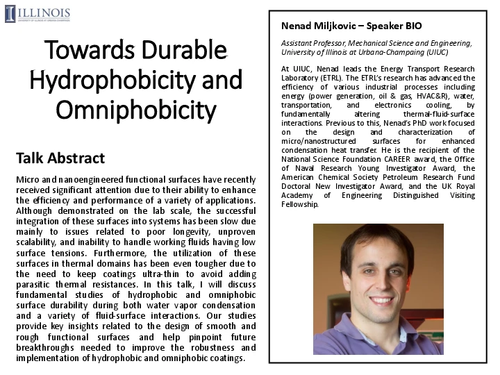 Towards Durable Hydrophobicity and Omniphobicity  logo