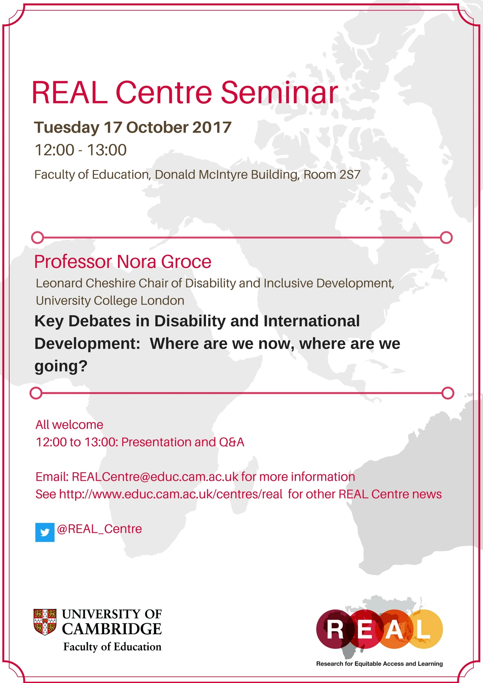 Key Debates in Disability and International Development:  Where are we now, where are we going? logo