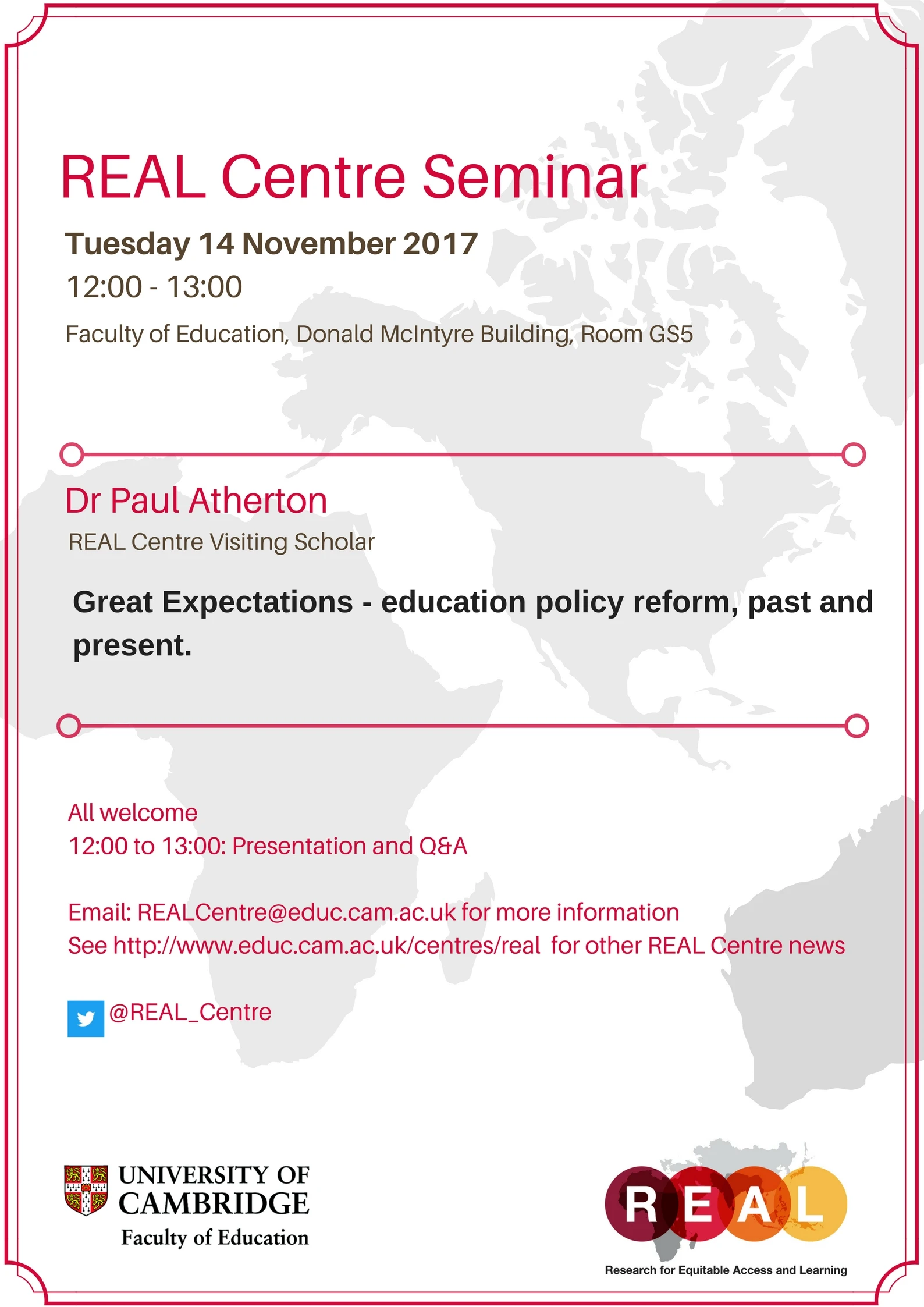 Great expectations - education policy reform, past and present. logo