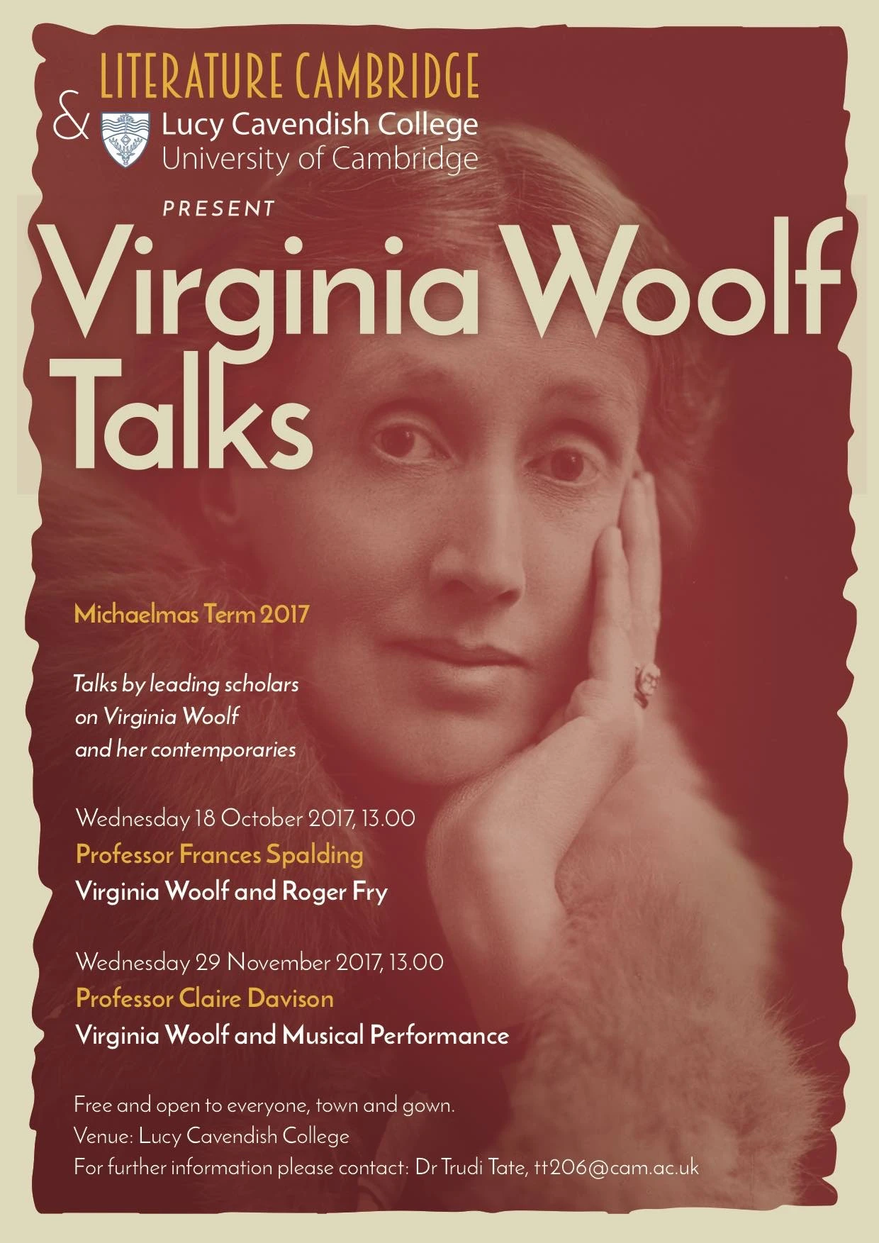 Virginia Woolf and Roger Fry: Looking at the Carpet from the Wrong Side logo