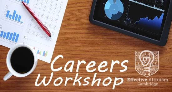 Make your career matter: career workshop with Effective Altruism logo