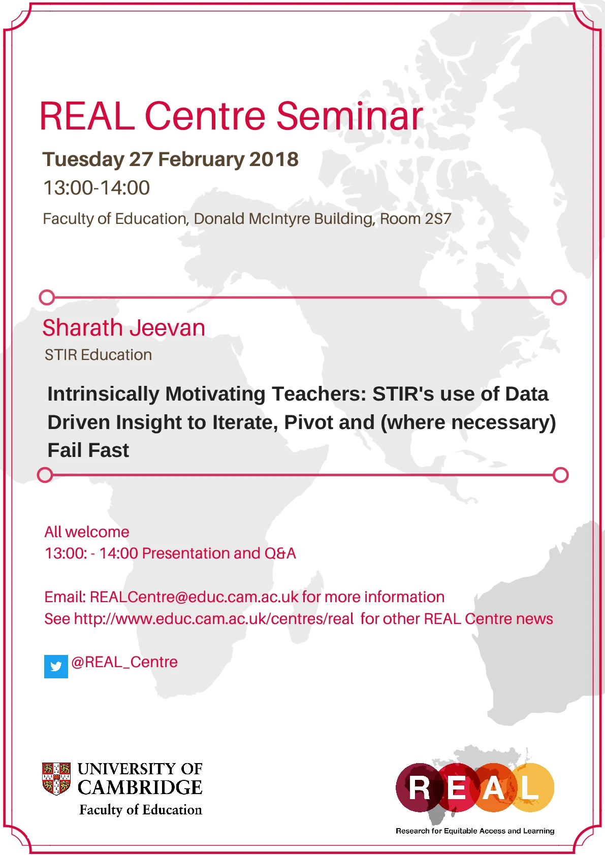 Intrinsically Motivating Teachers;STIR's use of Data Driven Insight to Iterate, Pivot and (where necessary) Fail Fast logo