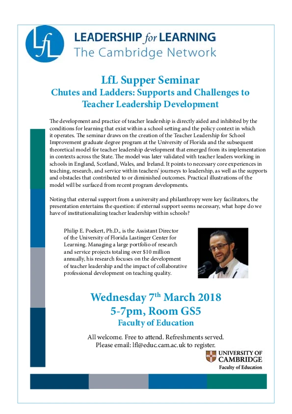 Chutes and Ladders: Supports and Challenges to Teacher Leadership Development logo