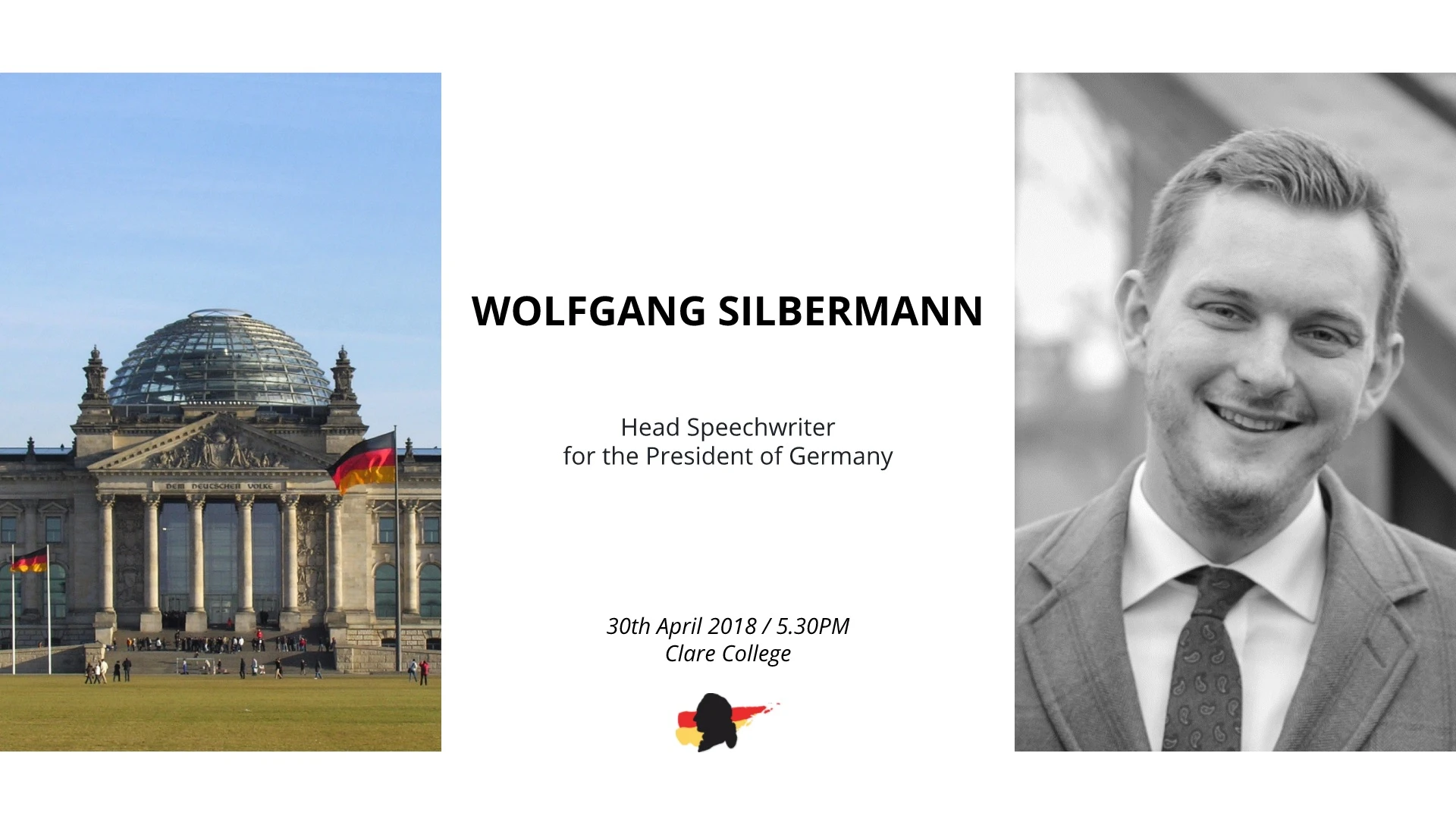 Wolfgang Silbermann: 'Challenging Times for German Democracy – and why You should get engaged!' logo