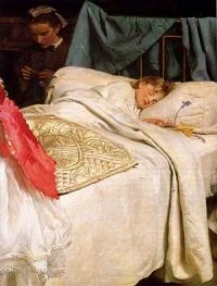 Sleeping by John Everett Millais: "The most beautiful picture the artist ever painted" logo