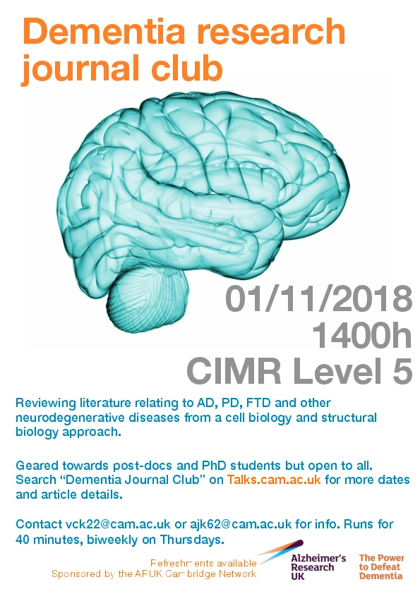 Introductory Journal Club Meeting - Tau filament structures logo
