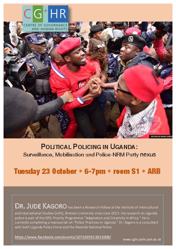 Political Policing in Uganda: Surveillance, Mobilisation and Police-NRM Party nexus logo