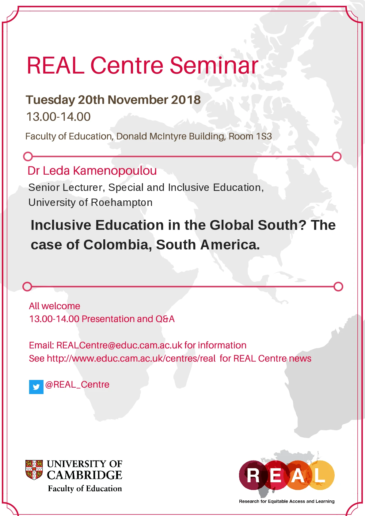 Inclusive Education in the Global South? The case of Colombia, South America. logo