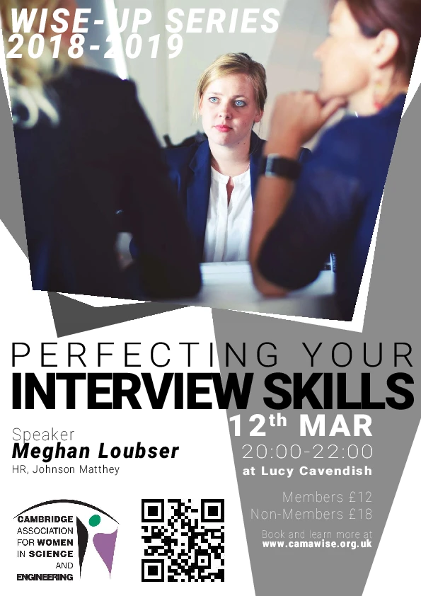 Perfecting your interview skills: 4 Steps to Career Success - CamAWiSE WiSE-UP series logo