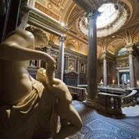 A temple to marble: The Main Entrance landing restoration and new displays logo