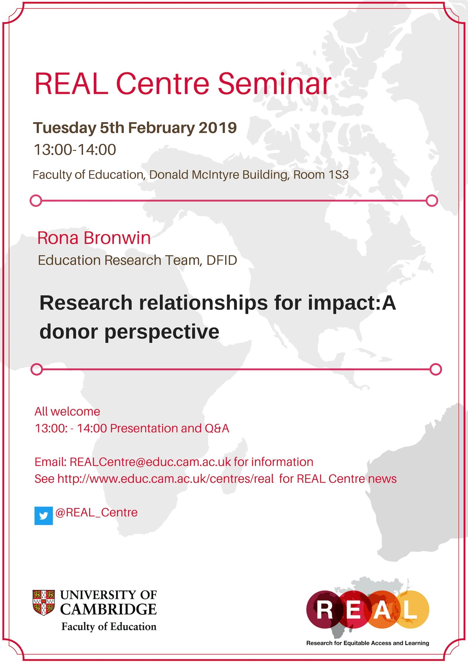 Research relationships for impact: A donor perspective logo