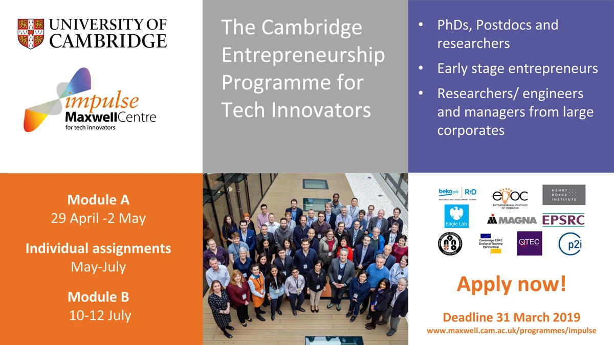 Impulse meets Cambridge University researchers logo