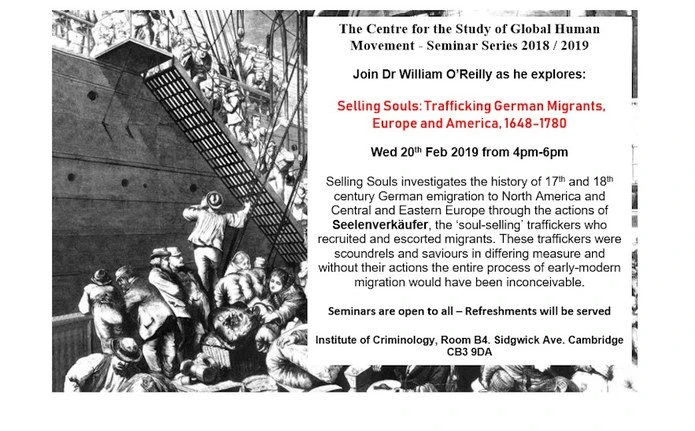 Selling Souls: Trafficking German Migrants, Europe and America, 1648-1780 logo