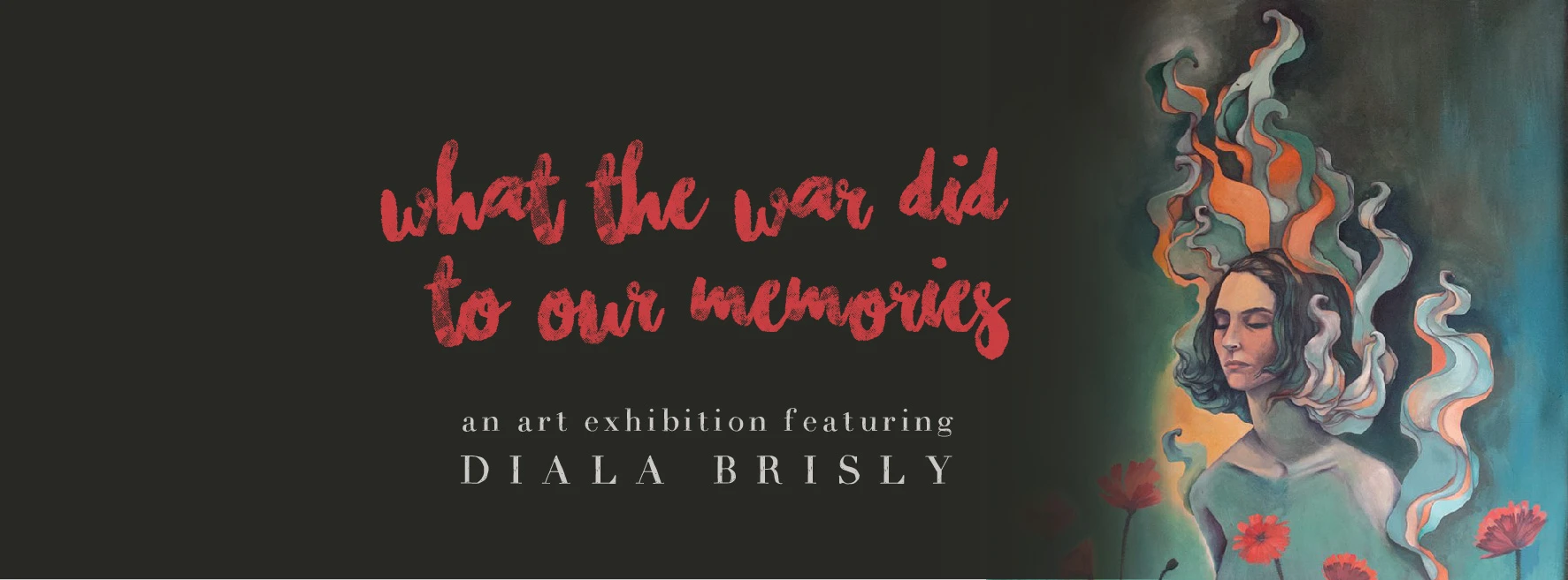 What the War Did to Our Memories: Art exhibition with Syrian artist Diala Brisly logo