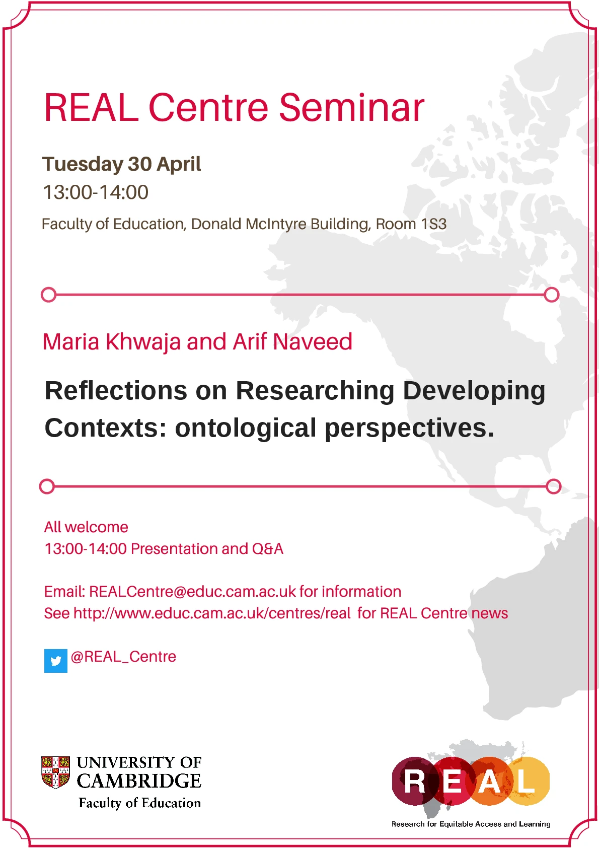  Reflections on Researching Developing Contexts:ontological perspectives logo