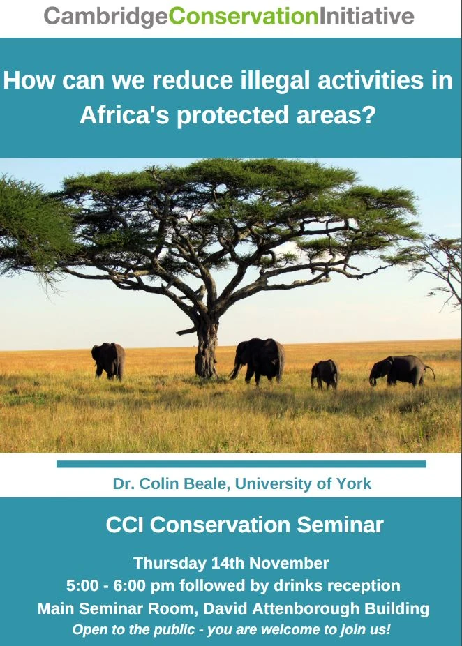 How can we reduce illegal activity in Africa's protected areas? logo