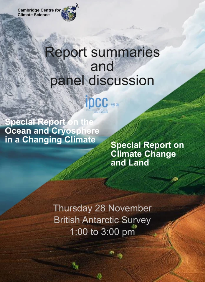 Panel discussion on IPCC special reports logo