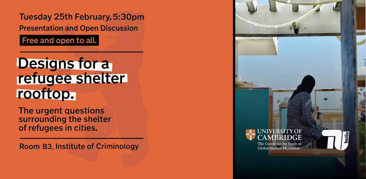 Designs for a refugee shelter rooftop - the urgent questions surrounding the shelter of refugees in cities logo