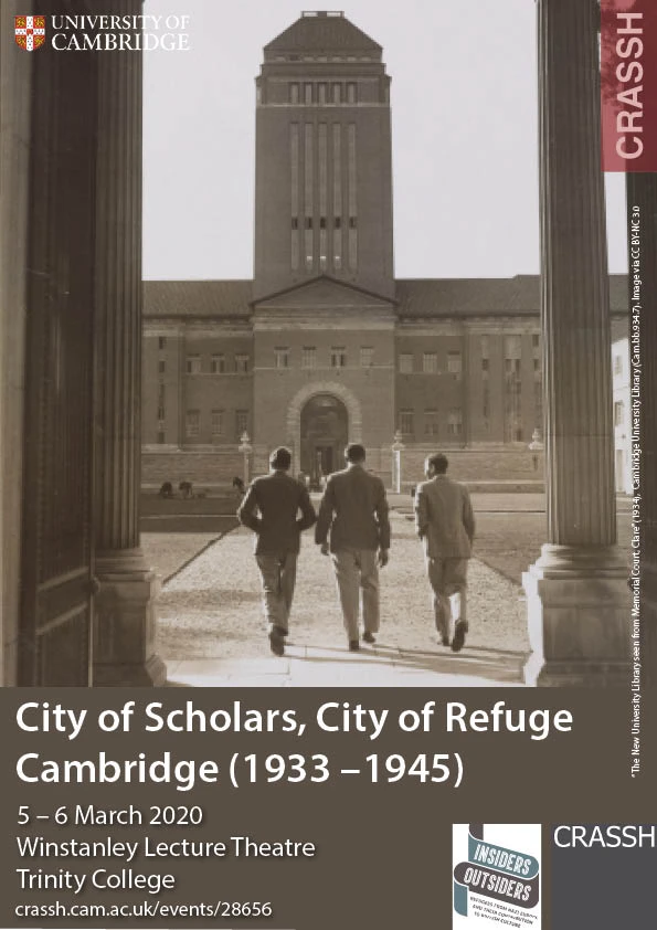 Cambridge: City of Scholars, City of Refuge (1933-1945) logo
