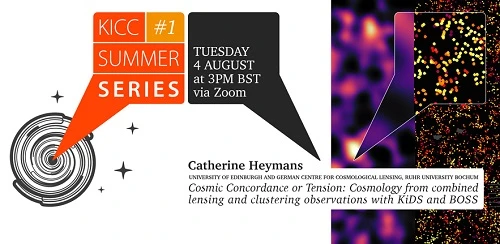 Rescheduled: Cosmic Concordance or Tension:   Cosmology from combined lensing and clustering observations with KiDS and BOSS logo