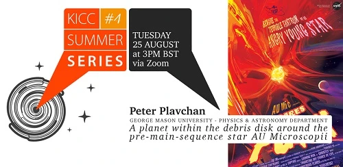 A planet within the debris disk around the pre-main-sequence star AU Microscopii logo