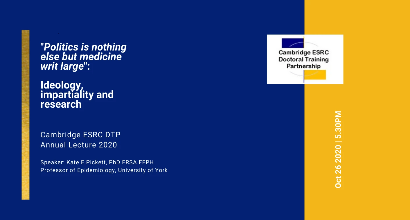 Politics is nothing else but medicine writ large: Ideology, impartiality and research logo