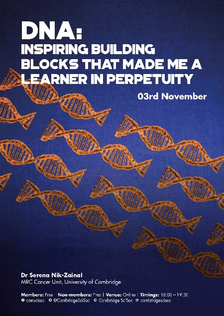 DNA: Inspiring building blocks that made me a learner in perpetuity logo