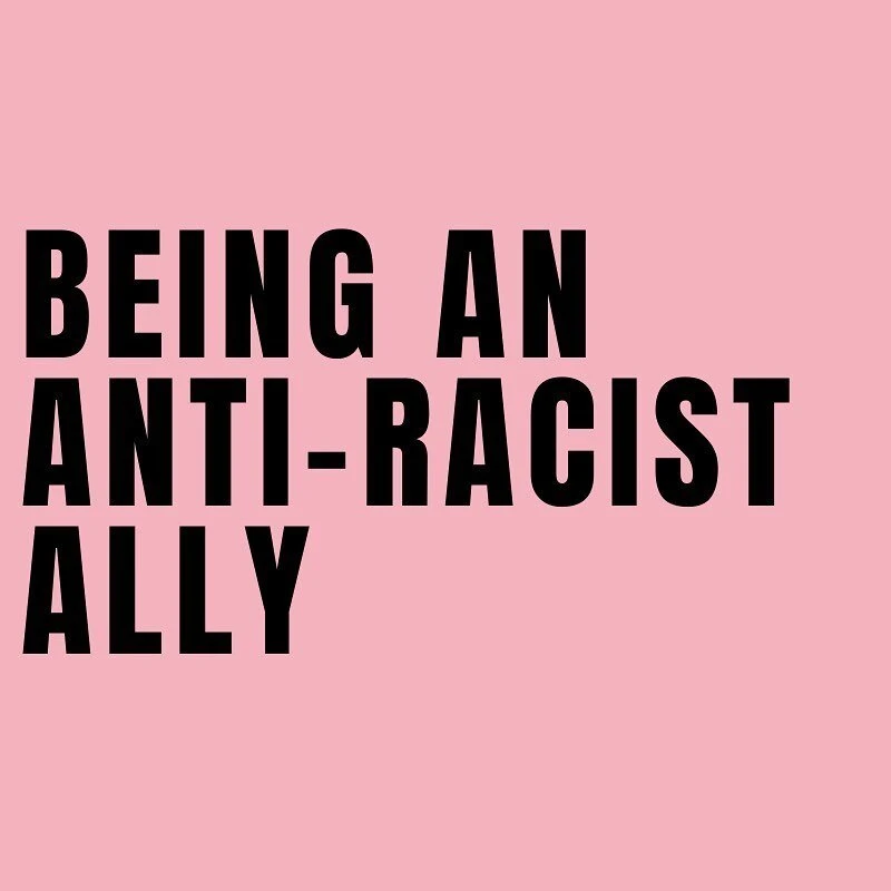 How to be an anti-racist ally logo