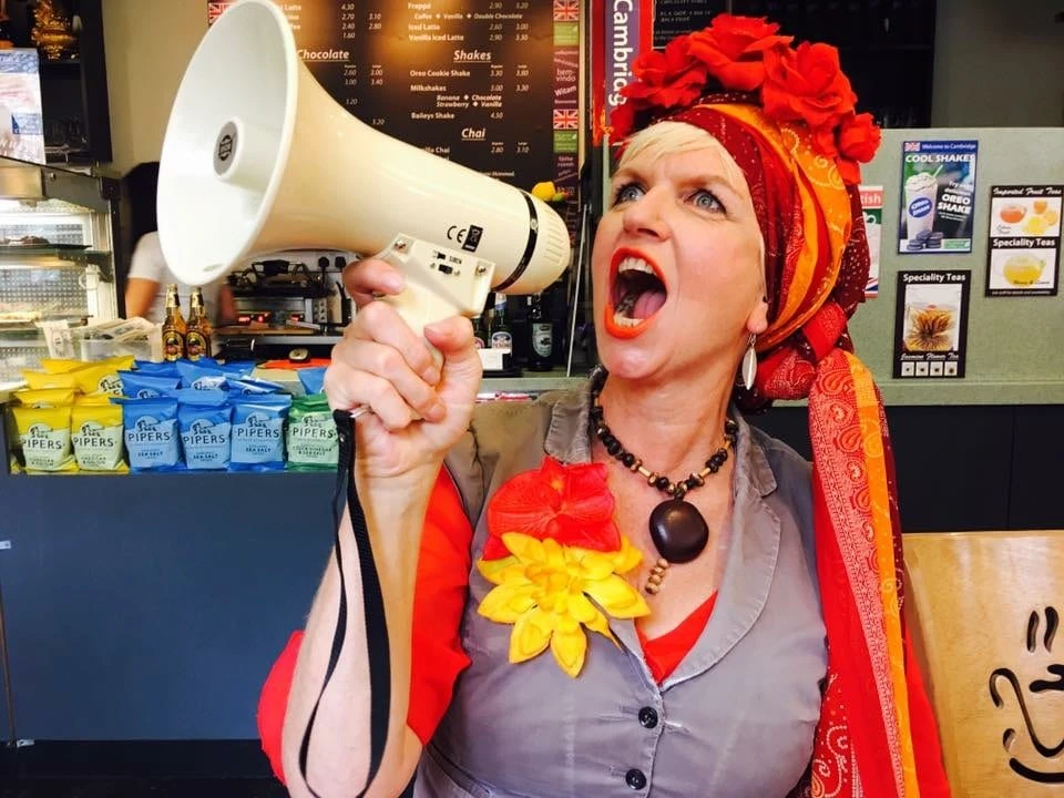 A Better Future through Art - A talk by Hilary Cox Condron logo