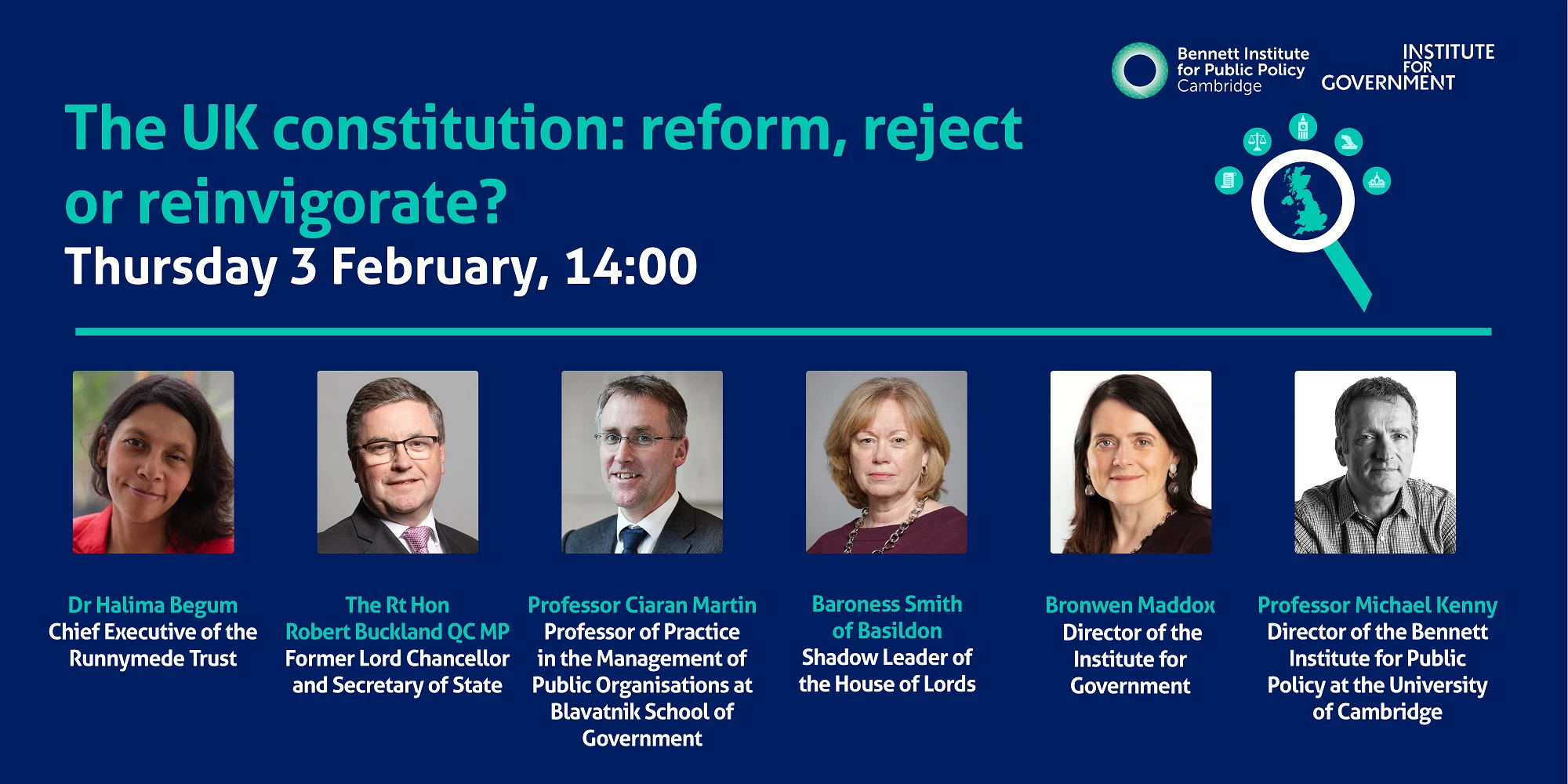 The UK constitution: reform, reject or reinvigorate? logo