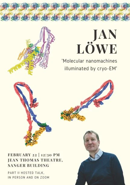 Tea Club Seminar - Jan Löwe “Molecular nanomachines illuminated by cryo-EM” logo