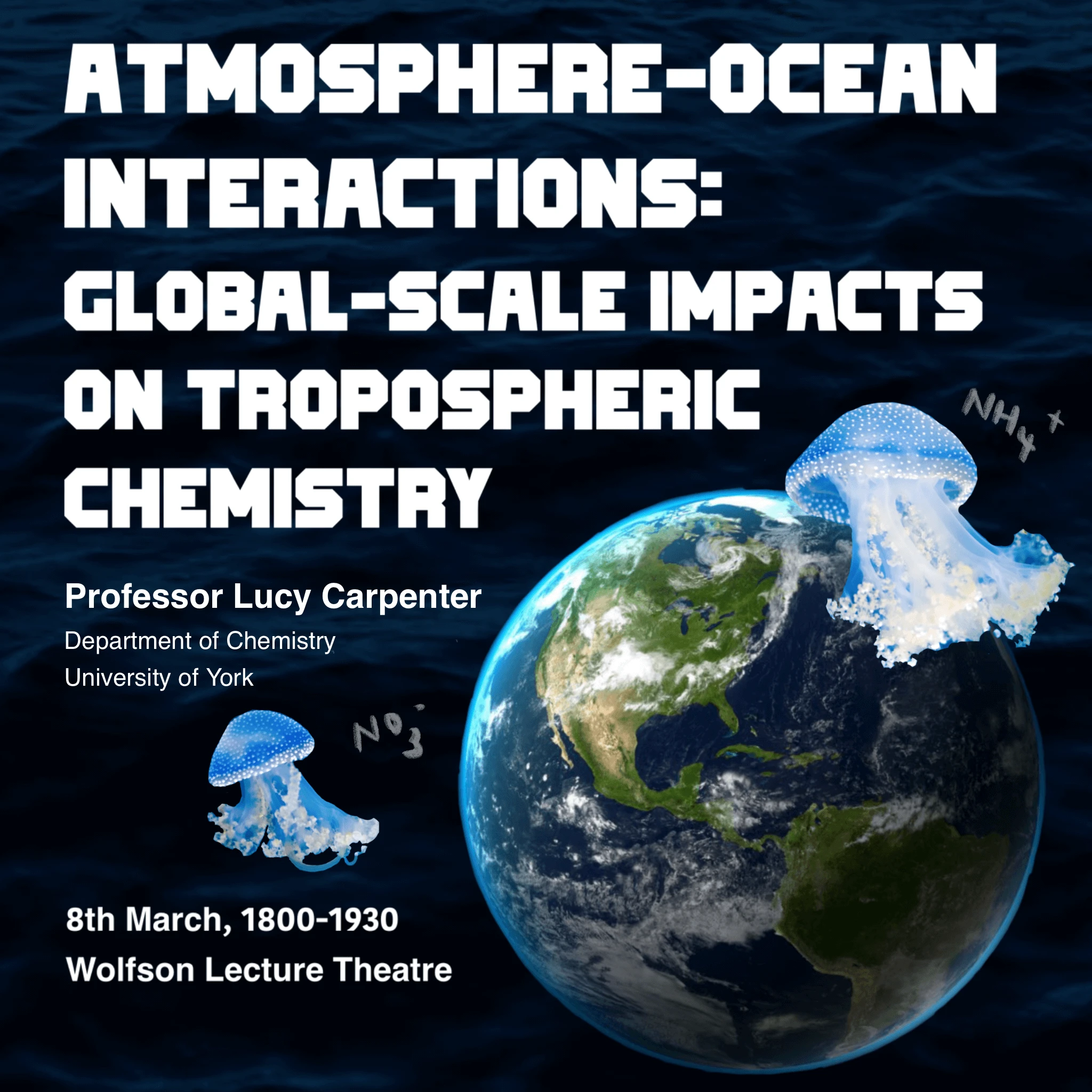 Atmosphere-ocean interactions: Global-scale impacts on tropospheric chemistry logo