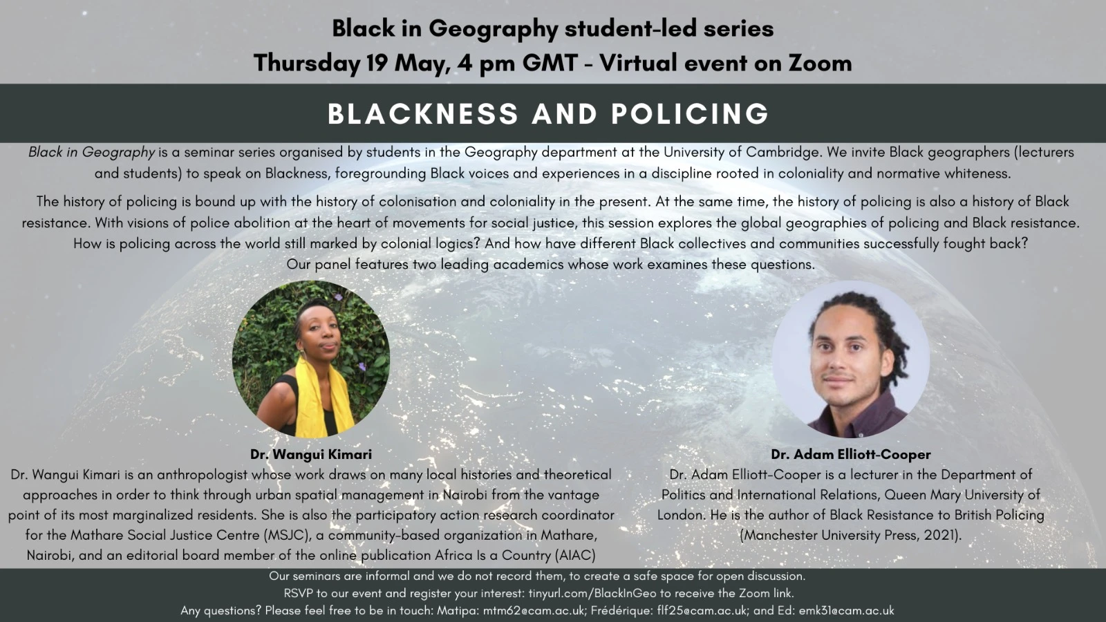 Black in Geography: Blackness and Policing logo