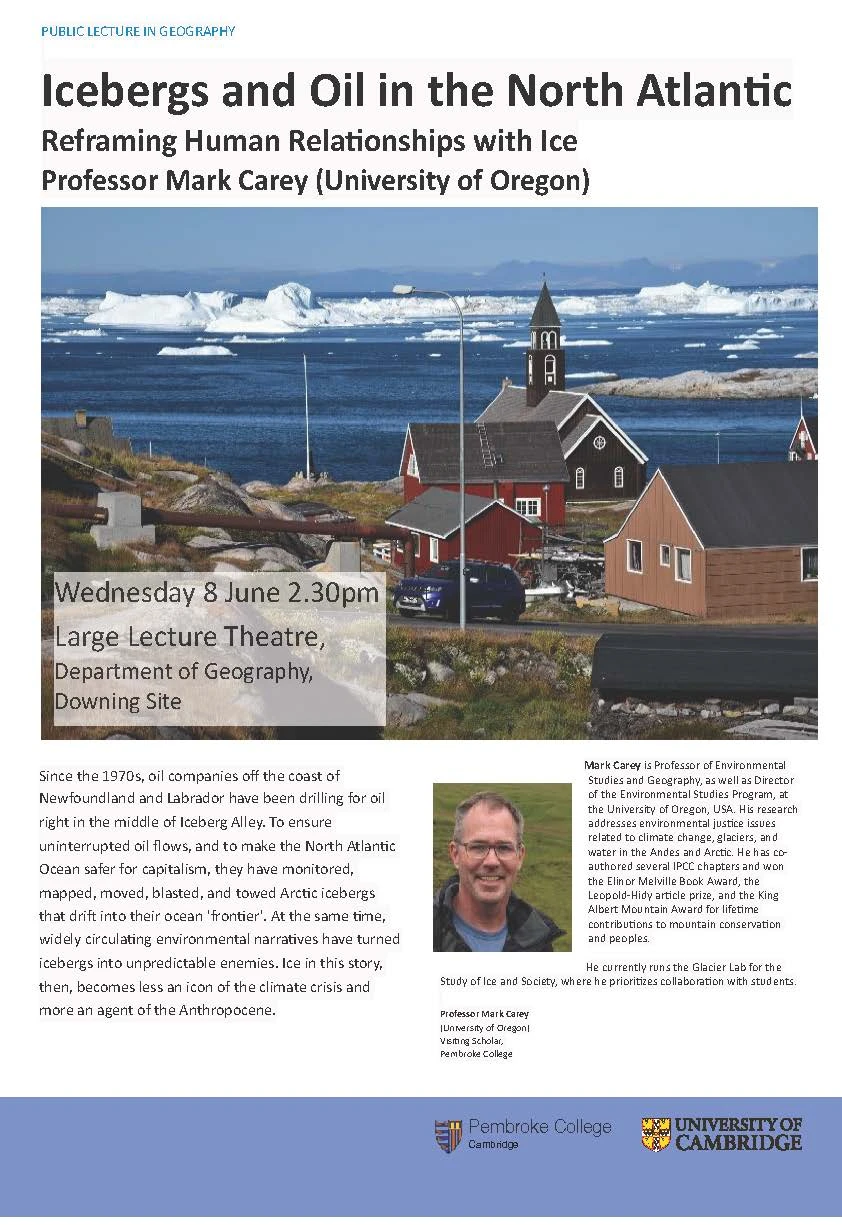 Icebergs and Oil in the North Atlantic, Reframing Human Relationships with Ice logo