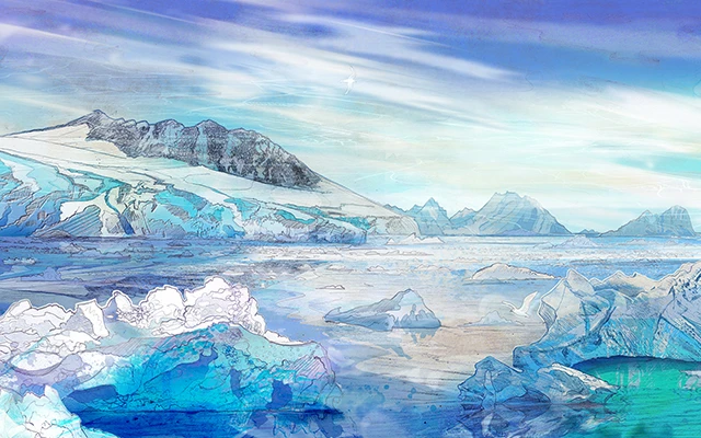 Antarctic Art: Creative Journeys logo