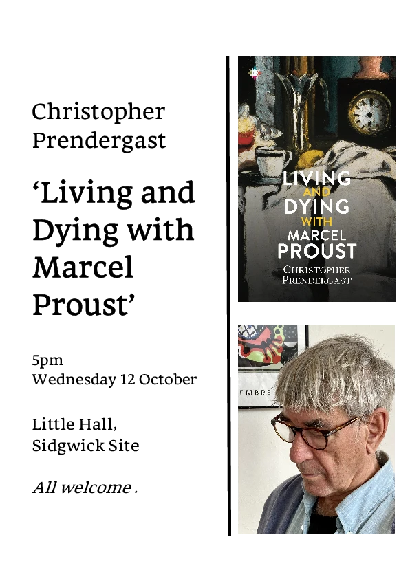 Living and Dying with Marcel Proust logo