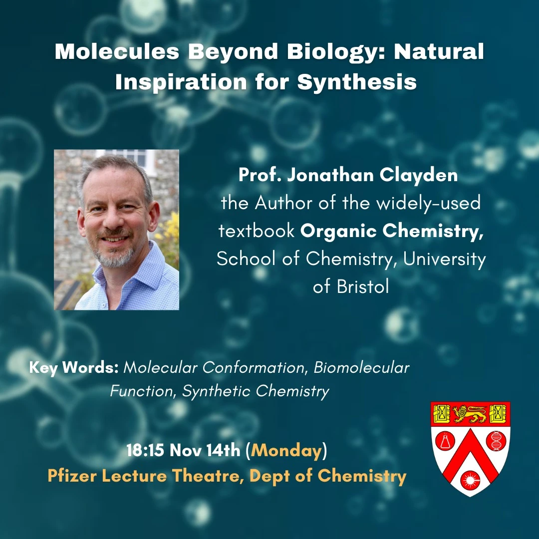 Molecules Beyond Biology: Natural Inspiration for Synthesis logo