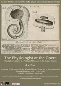 The Physiologist at the Opera: Claude Perrault and the Politics of Pleasure in the Ancien Régime logo