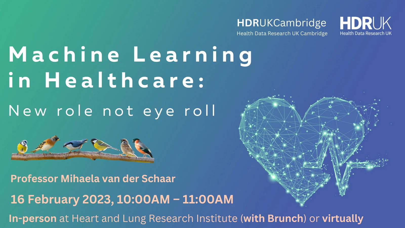 Machine Learning in Healthcare: New role not eye roll logo