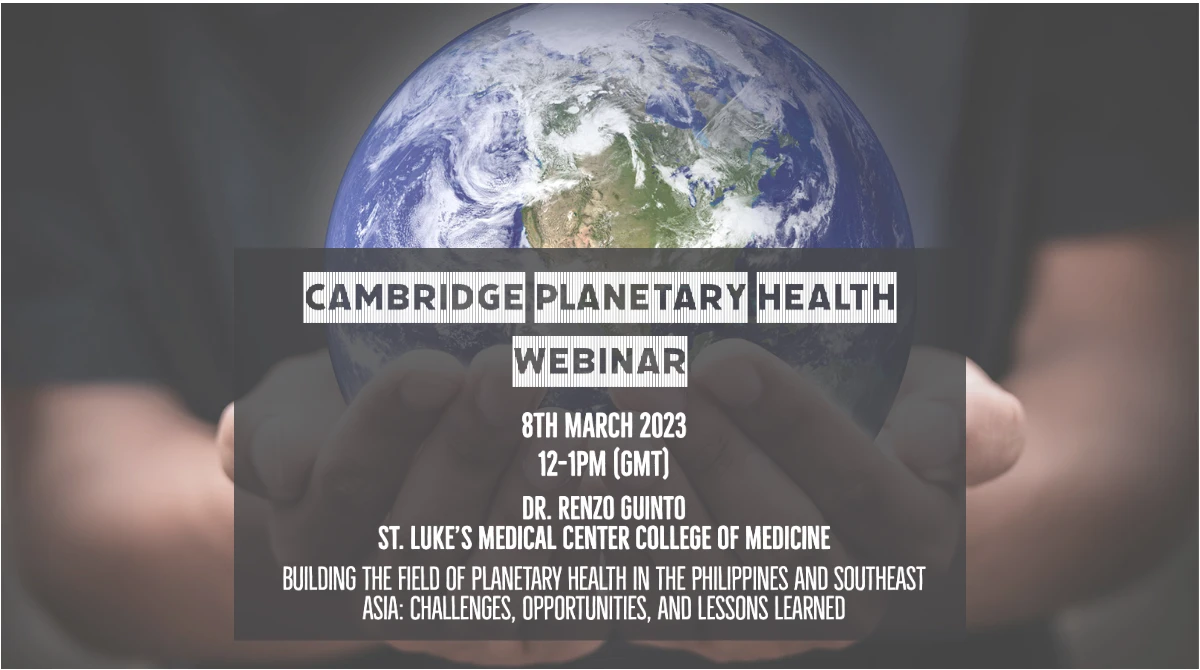 Building the Field of Planetary Health in the Philippines and Southeast Asia: Challenges, Opportunities, and Lessons Learned logo
