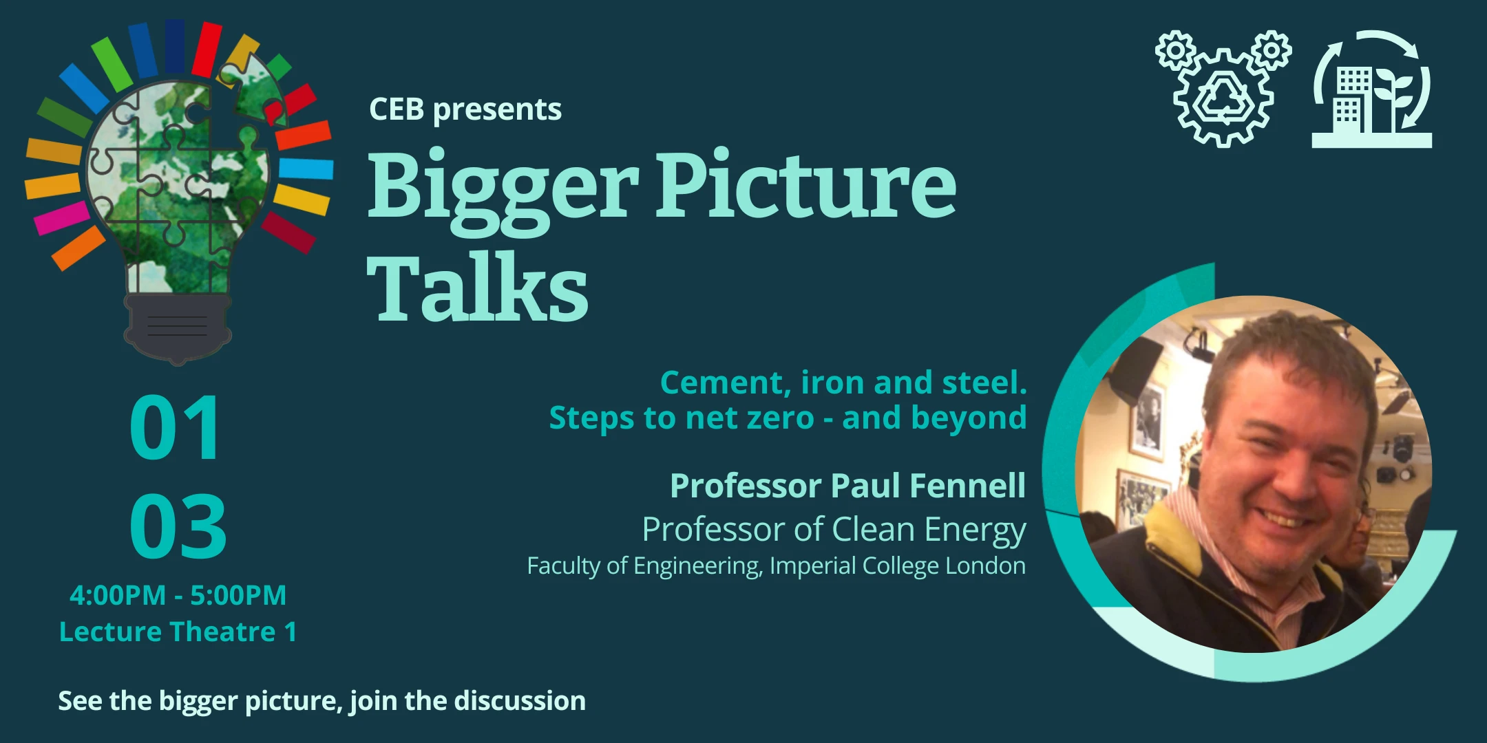 Bigger Picture Talk with Professor Paul Fennell logo