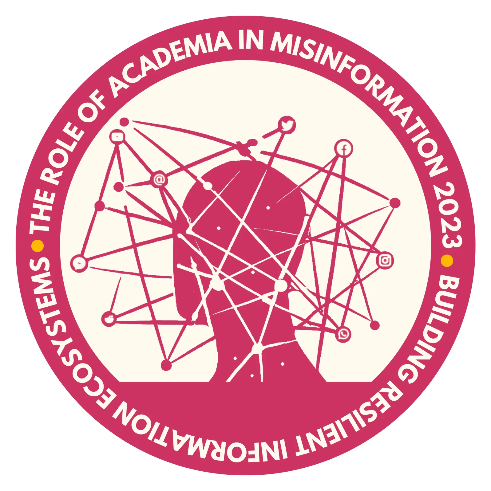 The Role of Academia in Misinformation 2023: Building Resilience in Information Ecosystems  logo