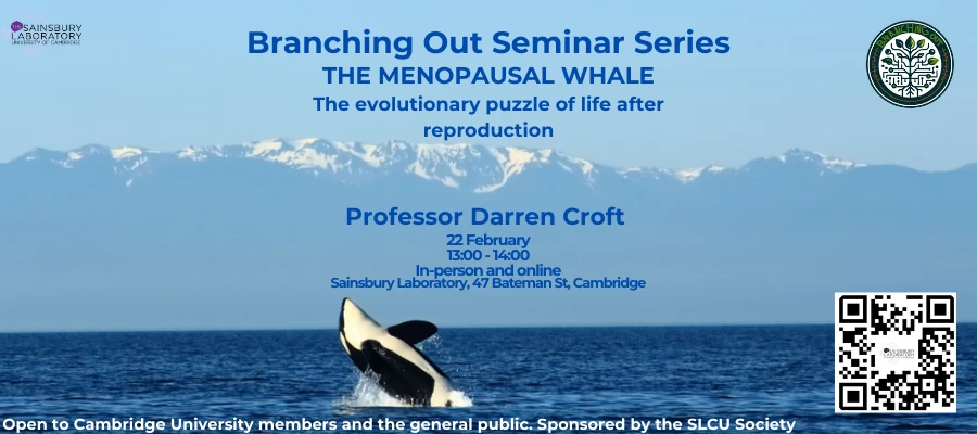 Branching Out Seminar Series: Darren Croft logo