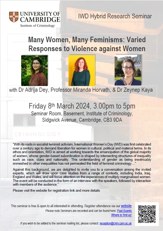 Many Women, Many Feminisms: Varied Responses to Violence against Women logo