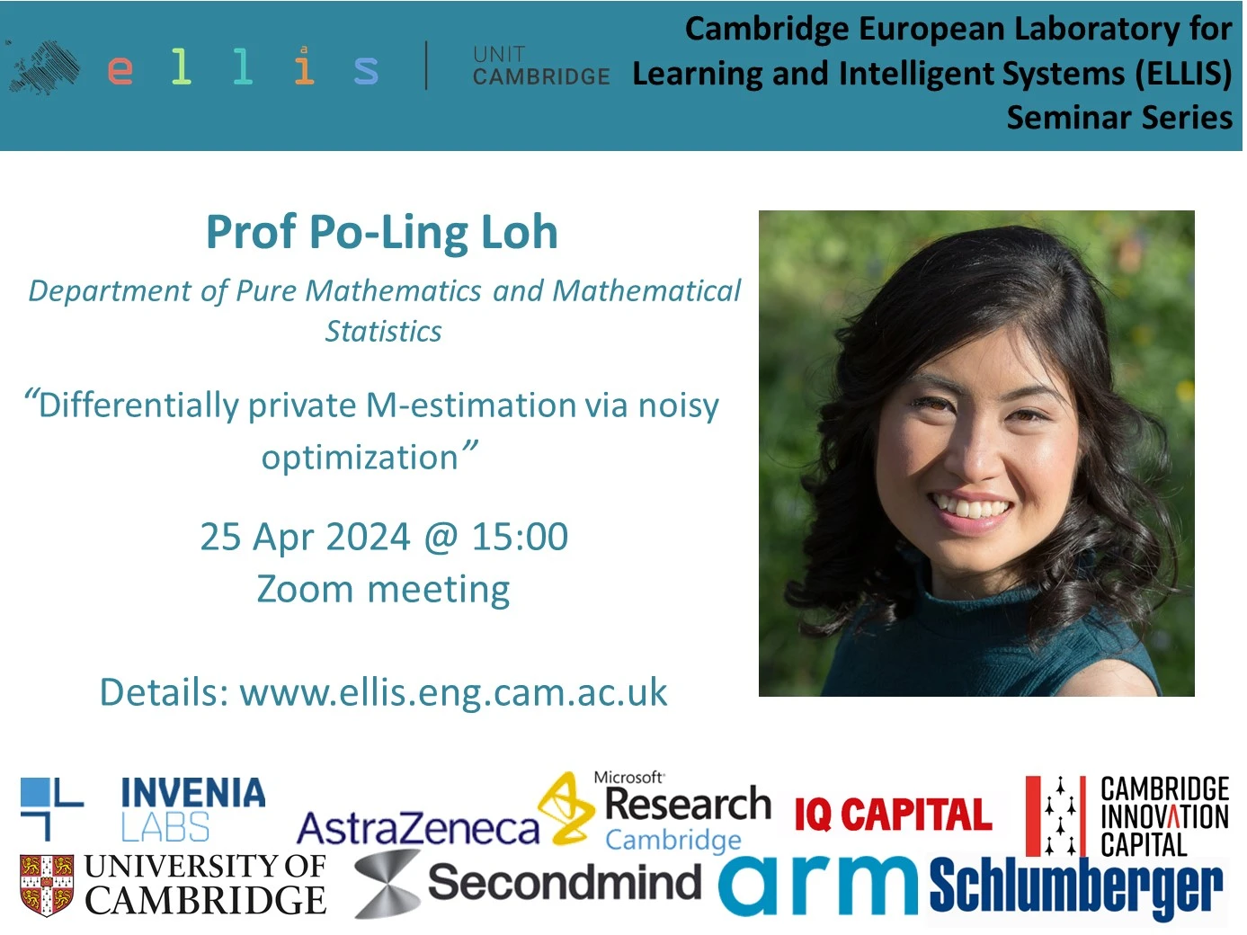 Differentially private M-estimation via noisy optimization logo