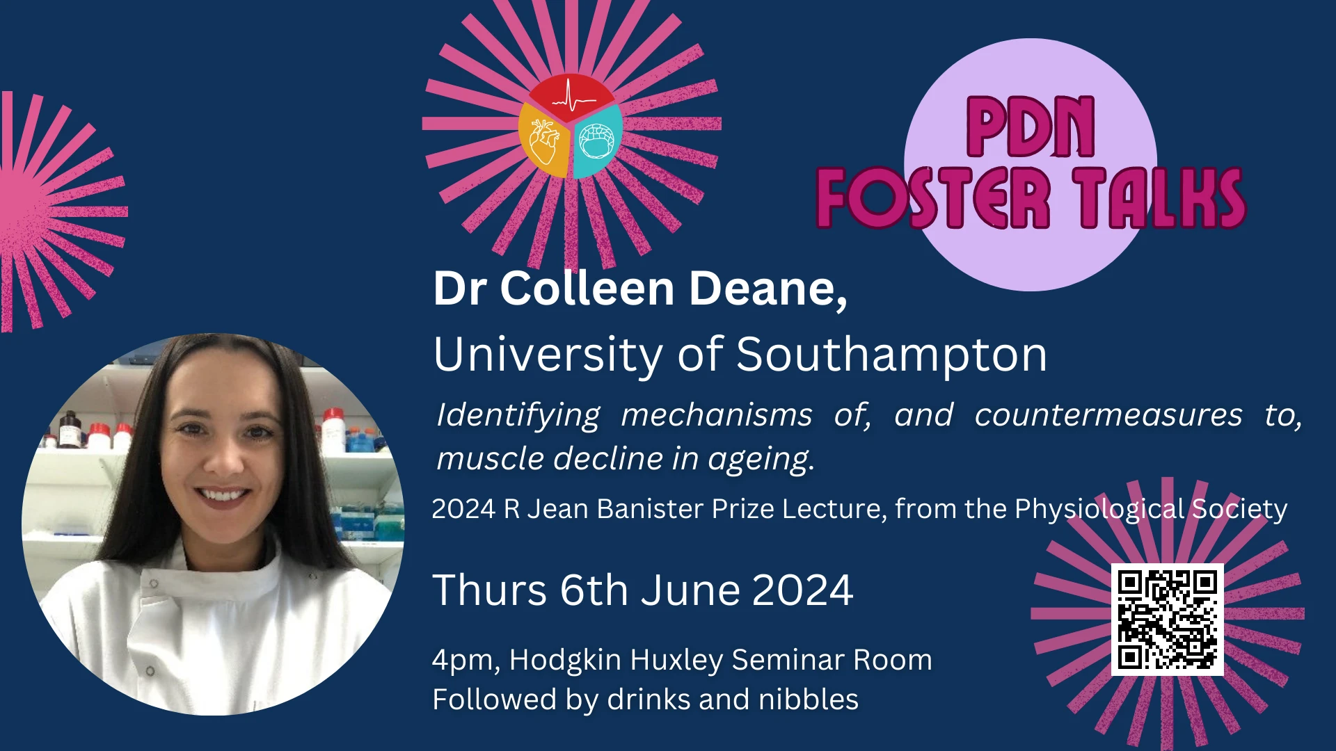 Identifying mechanisms of, and countermeasures to, muscle decline in ageing logo