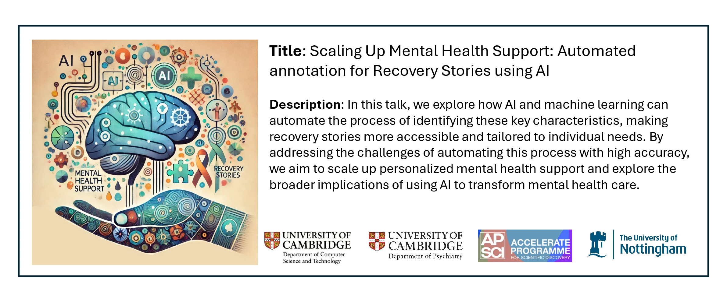 Scaling Up Mental Health Support: Automated annotation for Recovery Stories using AI logo