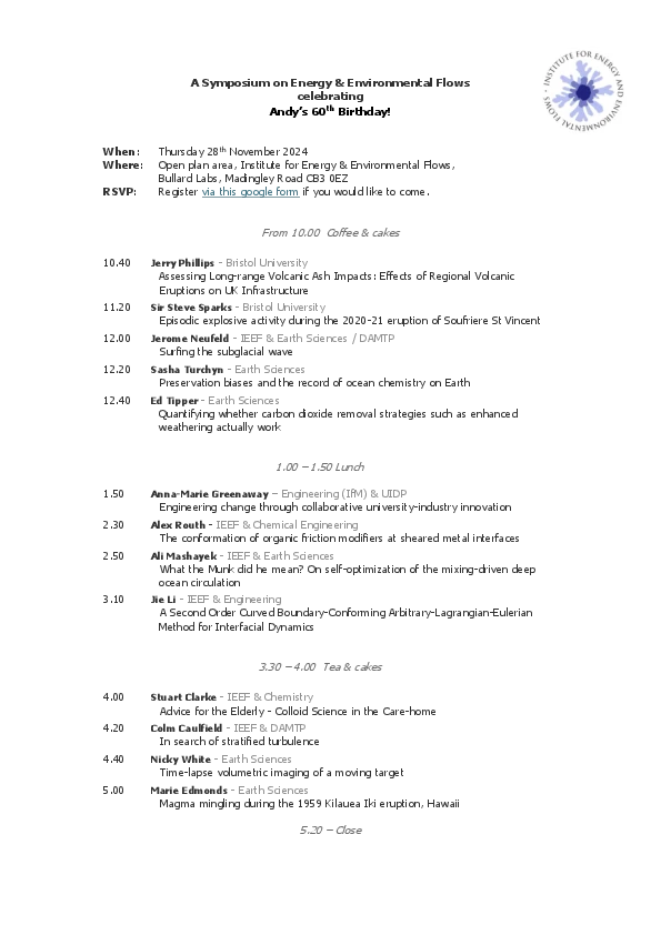 Symposium on Energy and Environmental Flows logo