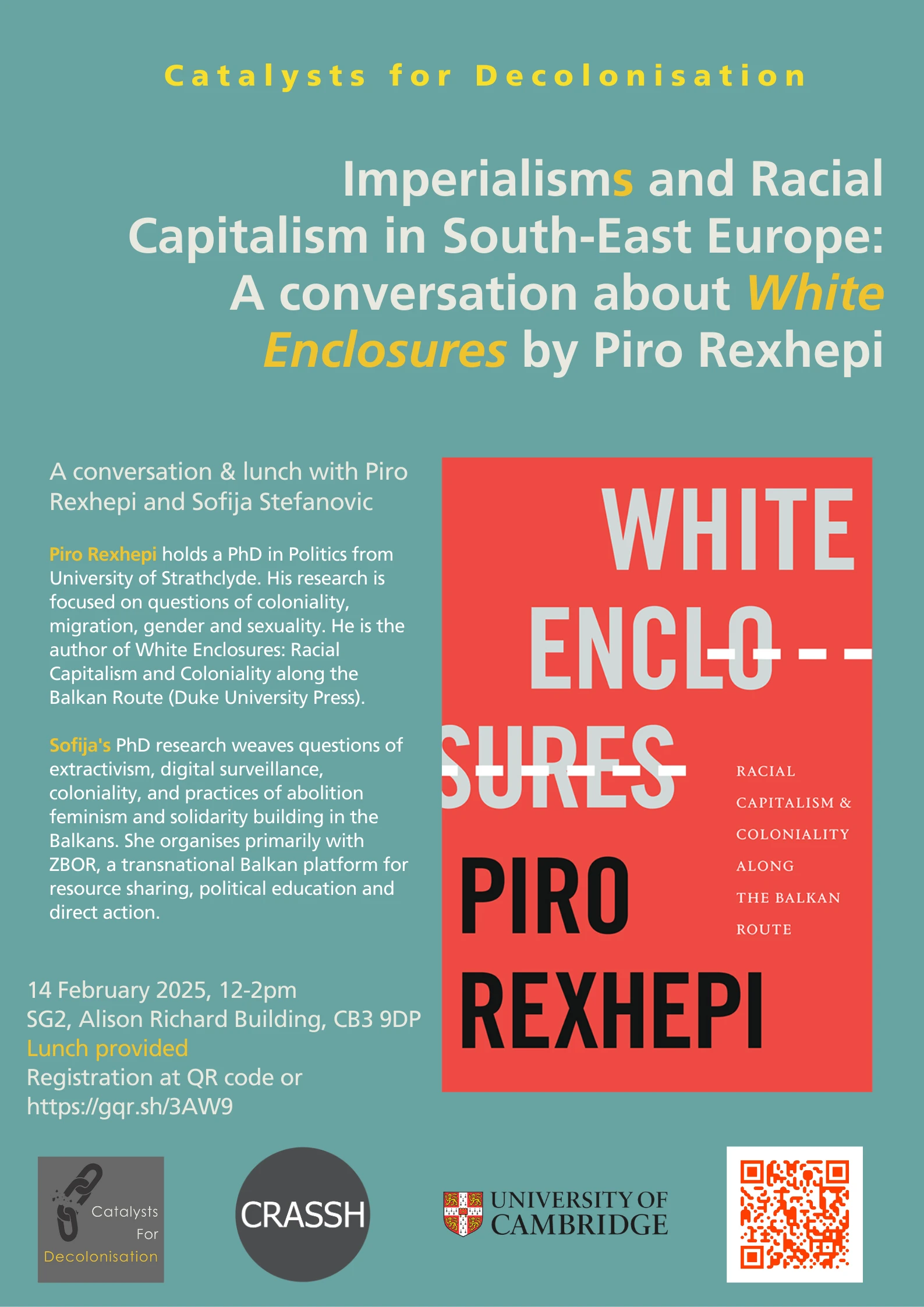 Imperialisms and racial capitalism in South-East Europe: A conversation about ‘White Enclosures’ by Piro Rexhepi logo